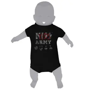 Baby bodysuit Rock à Gogo Kiss - Kids Army image-0