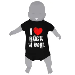 Baby bodysuit Rock à Gogo I Love Rock N' Roll image-0