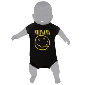 Baby bodysuit Rock à Gogo Nirvana - Smiley image-0