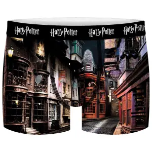 Children's boxer shorts Rock à Gogo Harry Potter - Chemin de Traverse image-0