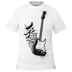 Camiseta Rock à Gogo Divers - Guitar Bird image-1