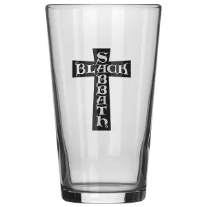 Bicchiere da Succo e Birra Rock à Gogo Black Sabbath Cross image-0