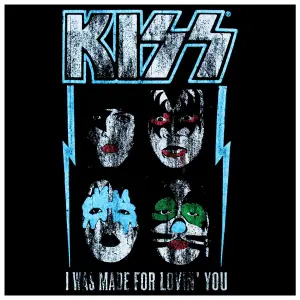 Baby T-shirt Rock à Gogo Kiss - I Was Made For Lovin' You image-1