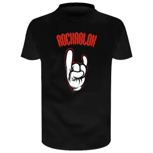 Child's T-shirt Rock à Gogo Rockablok - Horns Up image-0