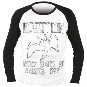 Tričko s dlouhými rukávy Rock à Gogo Led Zeppelin - Usa 1977 image-0