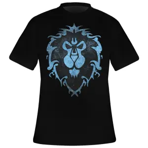 Camiseta Rock à Gogo Warcraft - Cracked Alliance Logo image-0