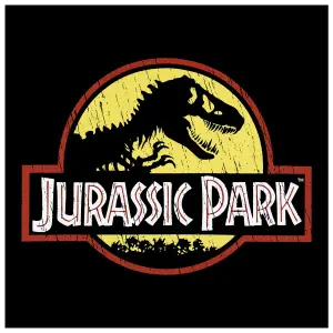 Camiseta Rock à Gogo Jurassic Park - Original Logo Distressed image-1