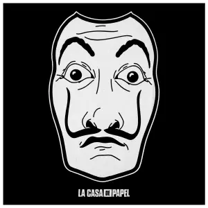 Camiseta Rock à Gogo La Casa De Papel - Mask image-1