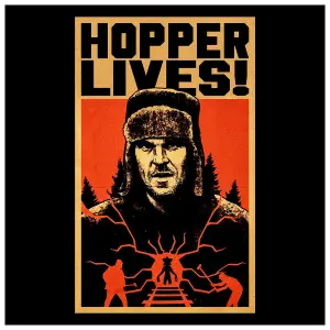 Camiseta Rock à Gogo Stranger Things - Hopper Lives image-1