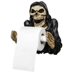 Porta rotolo di carta igienica Rock à Gogo Dark Déco - Laughing Reaper image-1