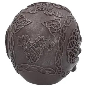 Decorative object skull Rock à Gogo Celtic Iron image-3