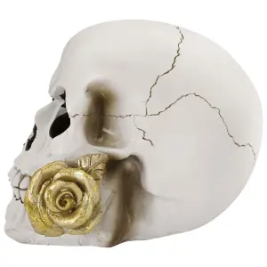 Decorative object skull Rock à Gogo Floral Fate image-1