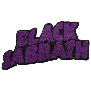 Textiel patch Rock à Gogo Black Sabbath Cut Out Logo image-0