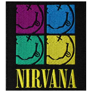 Łatka tekstylna termoprzylepna Rock à Gogo Nirvana Squares image-0
