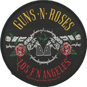 p754-patch-textile-rock-a-gogo-guns-n-roses-los-angeles-noir-multicolore-9-5-cm