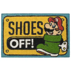 Fußmatte für draußen Rock à Gogo Mario Shoes Off