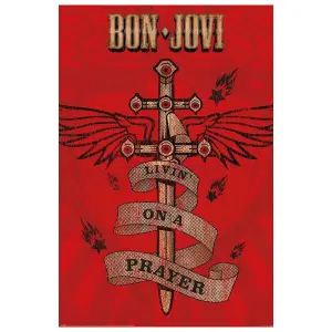 Poster Rock à Gogo Bon Jovi Livin On A Prayer image-0
