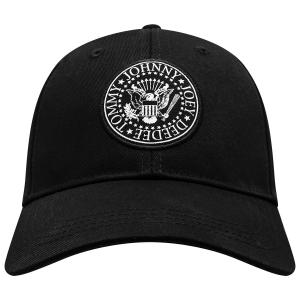 rc177-mutze-rock-a-gogo-ramones-presidential-seal-schwarz-weiss-tu