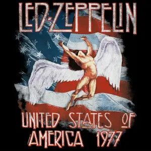 T-Shirt Rock à Gogo Led Zeppelin - Usa 77 image-1