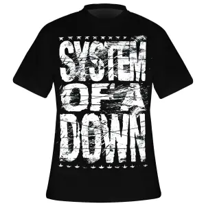 Tričko Rock à Gogo System Of A Down - Distressed Logo image-0