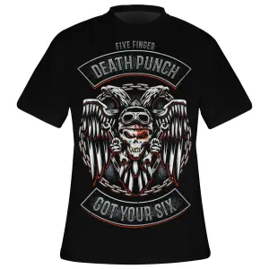 Tričko Rock à Gogo Five Finger Death Punch - Badge image-0