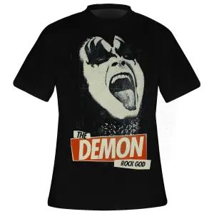 T-shirt Rock à Gogo Kiss The Demon Rock God image-0