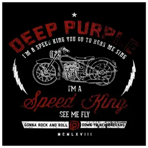 Tričko Rock à Gogo Deep Purple - Speed King image-1