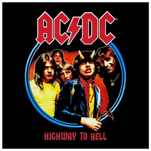 Tričko Rock à Gogo Ac/dc - Highway To Hell Neon Circle image-1
