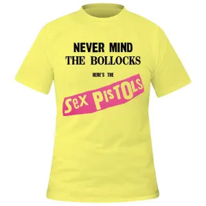 T-shirt Rock à Gogo Sex Pistols  Never Mind The Bollocks Yellow image-0