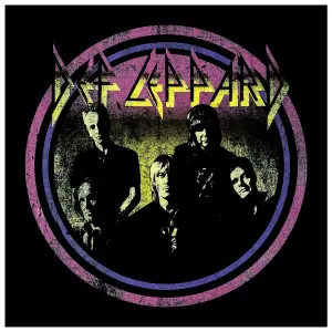 Tričko Rock à Gogo Def Leppard - Vintage Circle image-1
