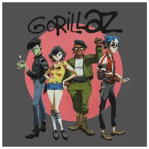 T-shirt Rock à Gogo Gorillaz - Group Circle Rise image-1