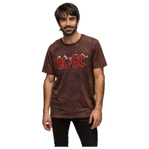 Camiseta Rock à Gogo Ac/dc - Acid Wash Logo image-0