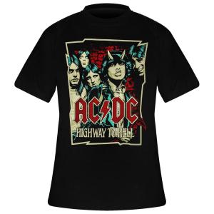 T-shirt Rock à Gogo Ac/dc - Highway To Hell Sketch