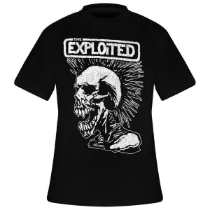 Tričko Rock à Gogo The Exploited - Vintage Skull image-0