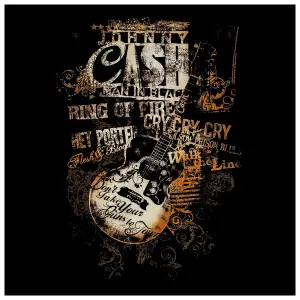 T-Shirt Rock à Gogo Johnny Cash - Guitar Song image-1