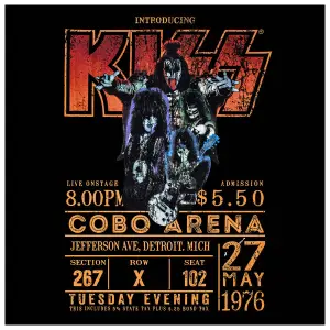 T-shirt Rock à Gogo Kiss - Cobo Arena image-1