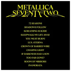 T-shirt Rock à Gogo Metallica - 72 Seasons Squared Cover image-2