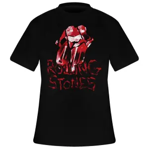 T-shirt Rock à Gogo The Rolling Stones  Cracked Glass Tongue image-0