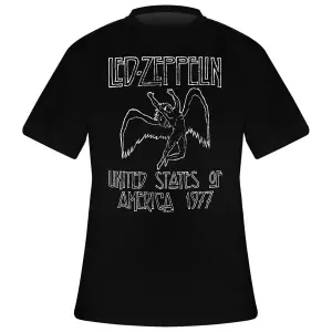 T-shirt Rock à Gogo Led Zeppelin Usa 1977 image-0