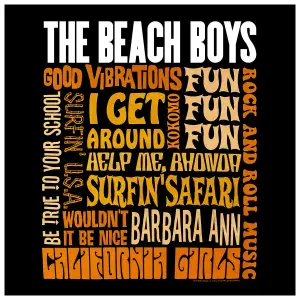 T-shirt Rock à Gogo THE BEACH BOYS Best Of image-1