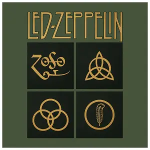 T-shirt Rock à Gogo Led Zeppelin Gold Symbols image-1