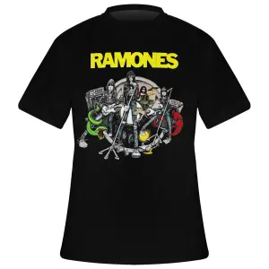 T-shirt Rock à Gogo Ramones Cartoon Band image-0