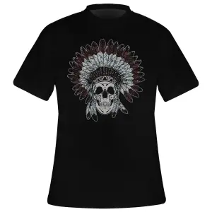 Camiseta Rock à Gogo Tattoo Wear - Skull Chief image-0
