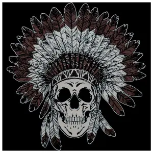 Camiseta Rock à Gogo Tattoo Wear - Skull Chief image-1
