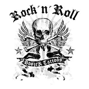 Tričko Rock à Gogo Tattoo Wear - Booze & Tattoos image-1