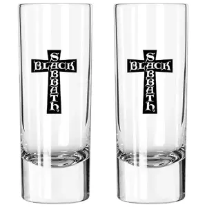 Vaso de chupito Rock à Gogo Black Sabbath Shooter Cross (x2) image-0