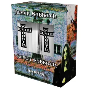 Vaso de chupito Rock à Gogo Black Sabbath Shooter Cross (x2) image-1
