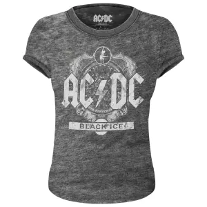 Women's T-shirt Rock à Gogo AC/DC Ice Burnout image-0