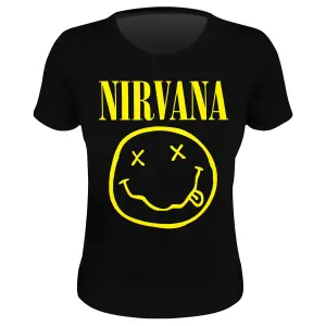 T-Shirt Rock à Gogo Nirvana Smiley