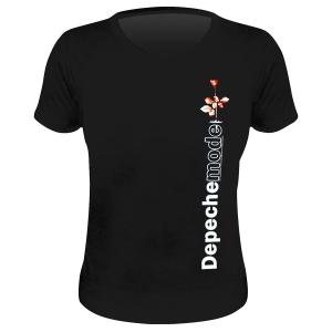 sk345xl-dames-t-shirt-rock-a-gogo-depeche-mode-violator-zwart-wit-rood